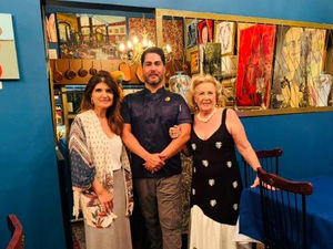 Exposição “The Back Painter” da artista Luiza Drumond no Ajê Bistrô em BH