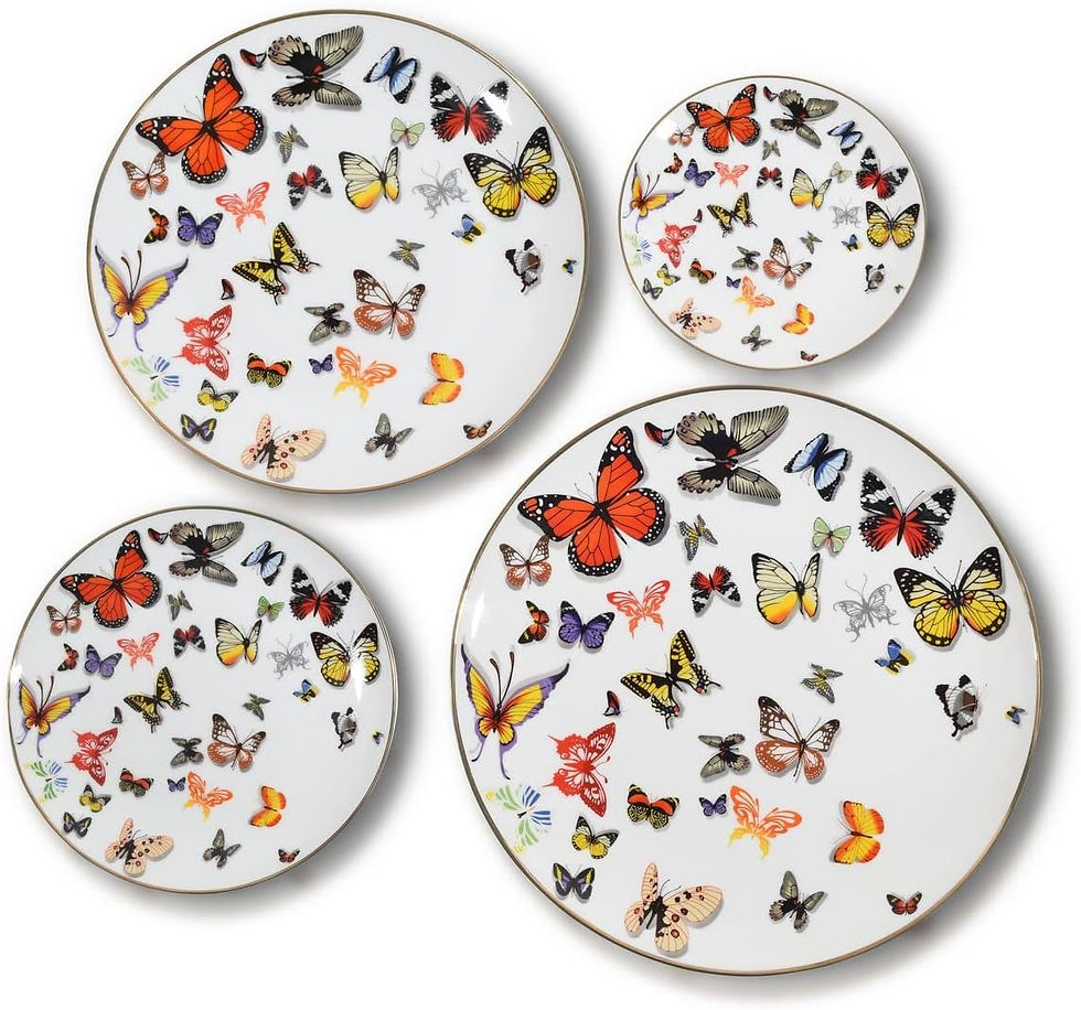 Thumbnail: Dinner Plate with print  Ø26 cm