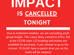 IMPACT IS CANCELLED TONIGHT: (3.20.15)