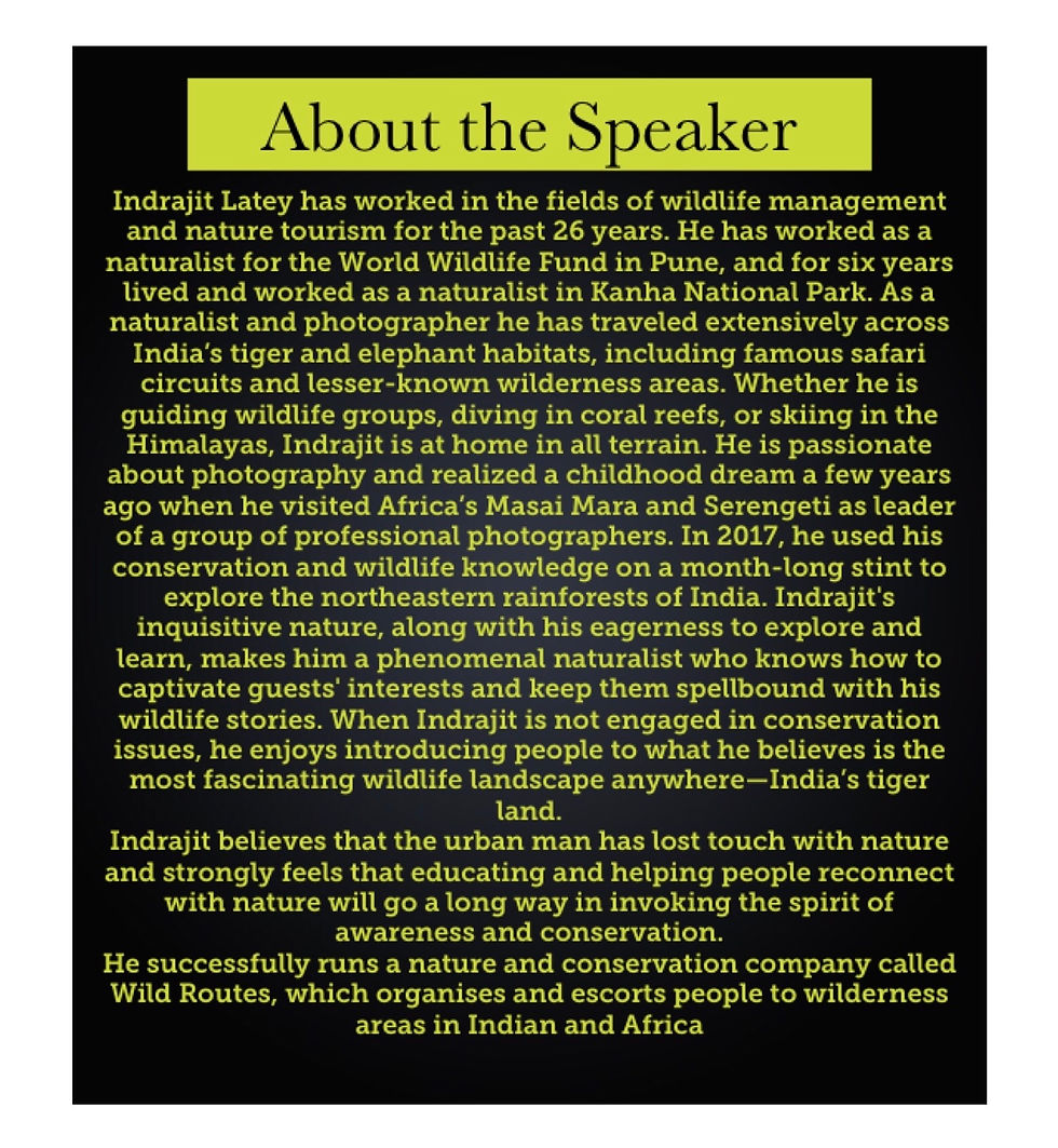 About the Speaker!
