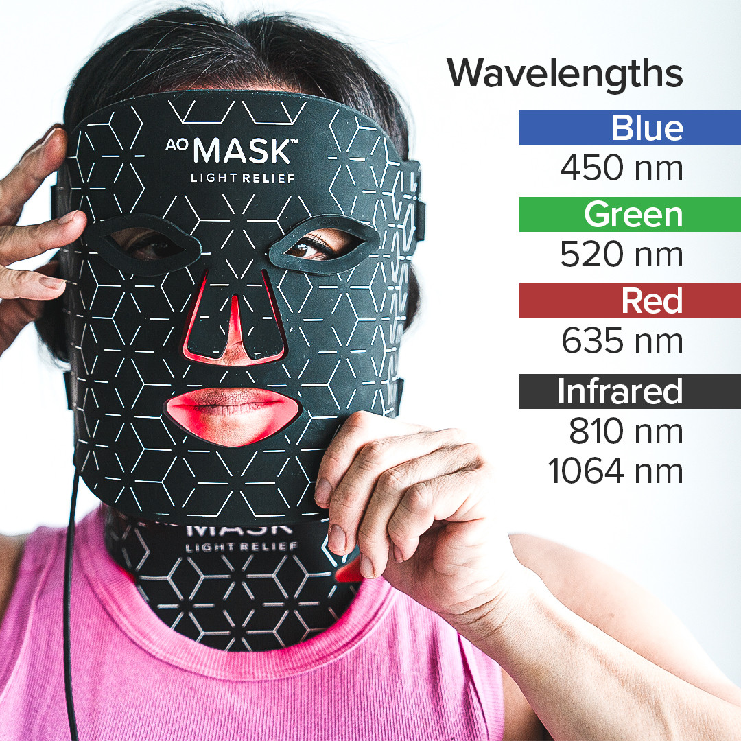 Red Light Therapy face & neck Mask