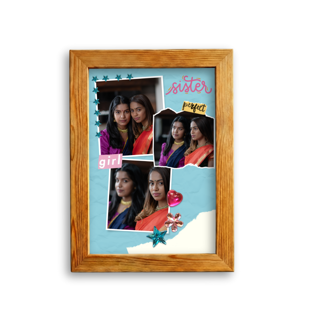 Rakhi Gift Picture Frame Sister