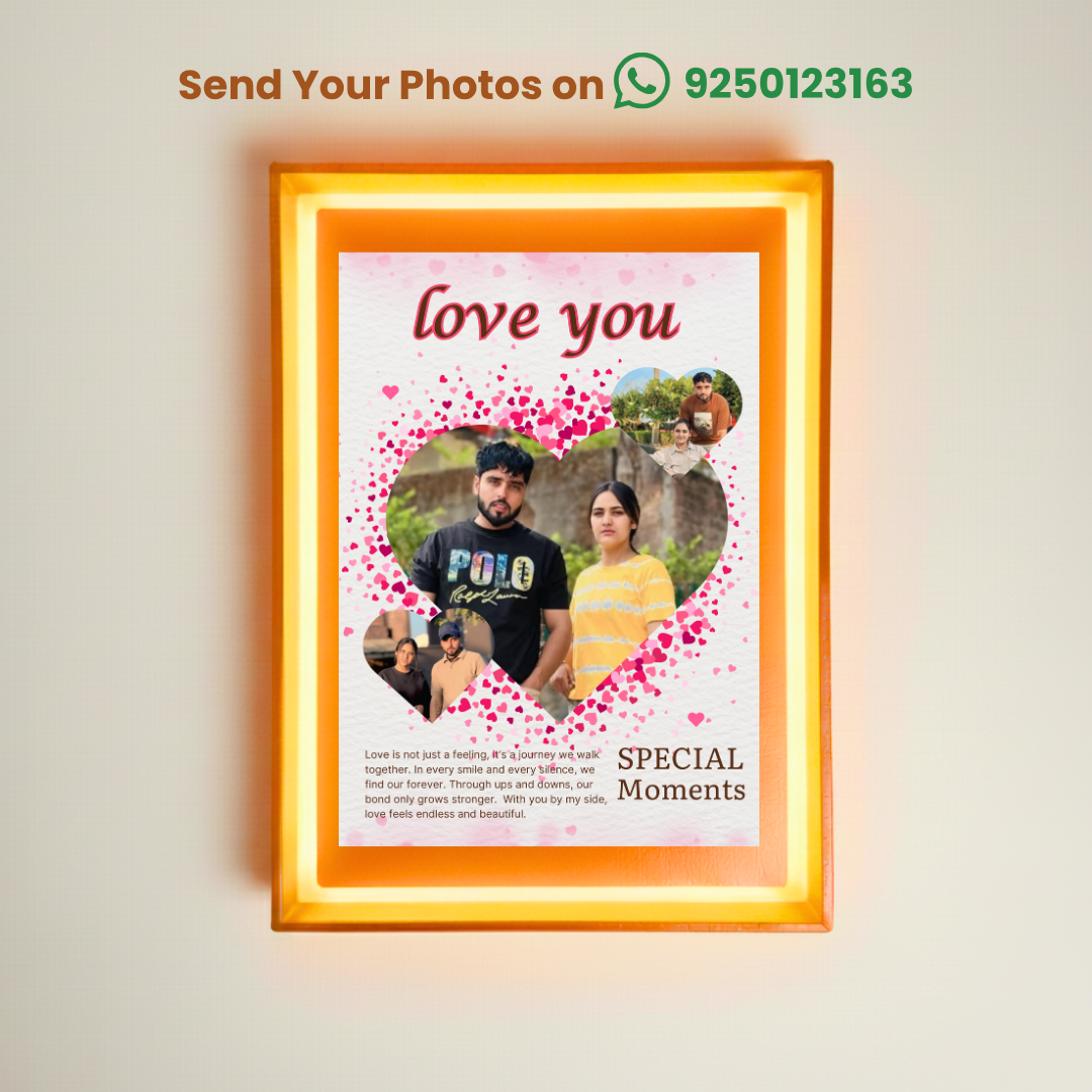 Float A4 Frame for Love – 12x8 inch Romantic Keepsake