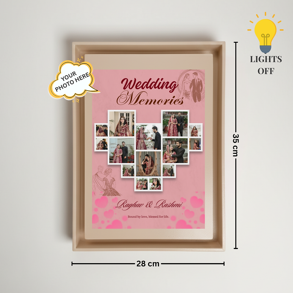 Thumbnail: Wedding Invitation Float Frame – Preserve Your Big Day