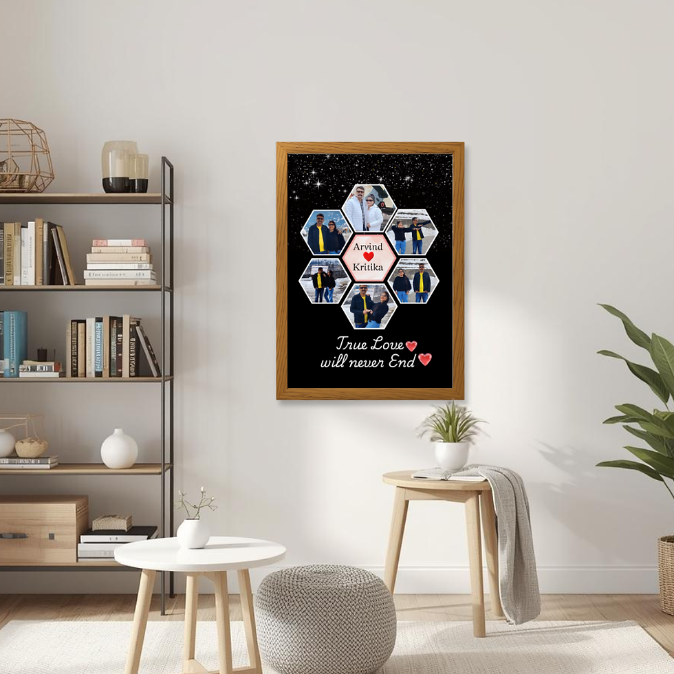 Thumbnail: Best Gift for Love – A4 Size Couple Photo Frame