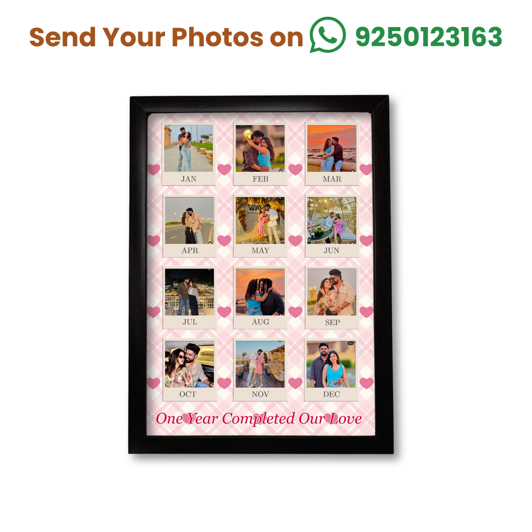Anniversary Surprise Gift – A4 Custom Couple Frame