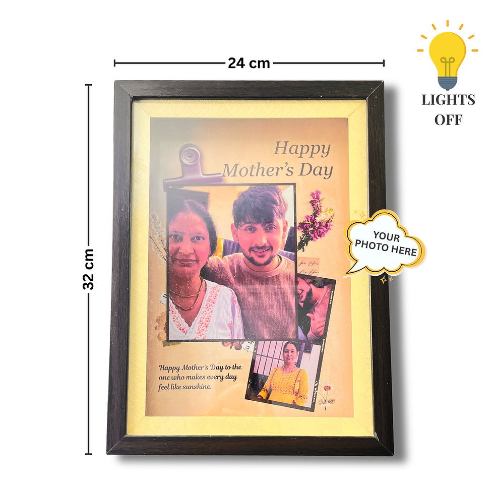 Thumbnail: Gift for Mother – A4 Shadow Box with Design