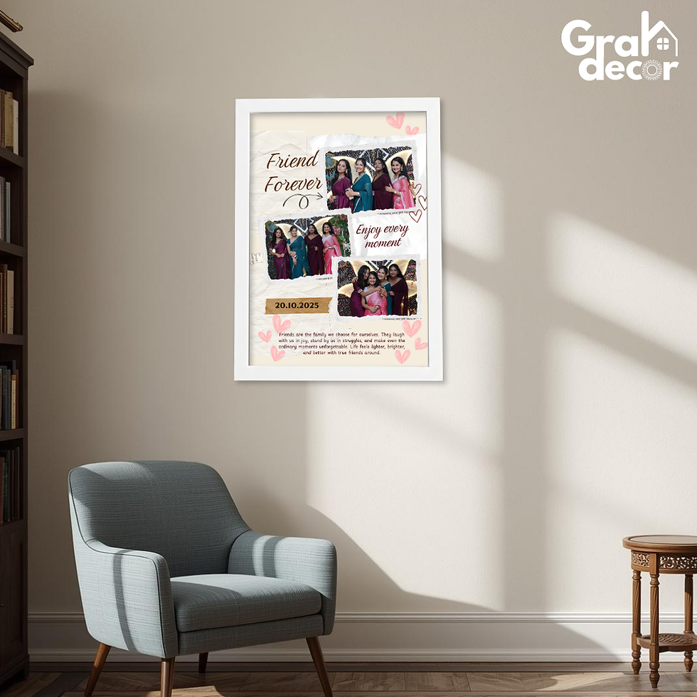Thumbnail: Custom Friend Quote Frame – A4 Size