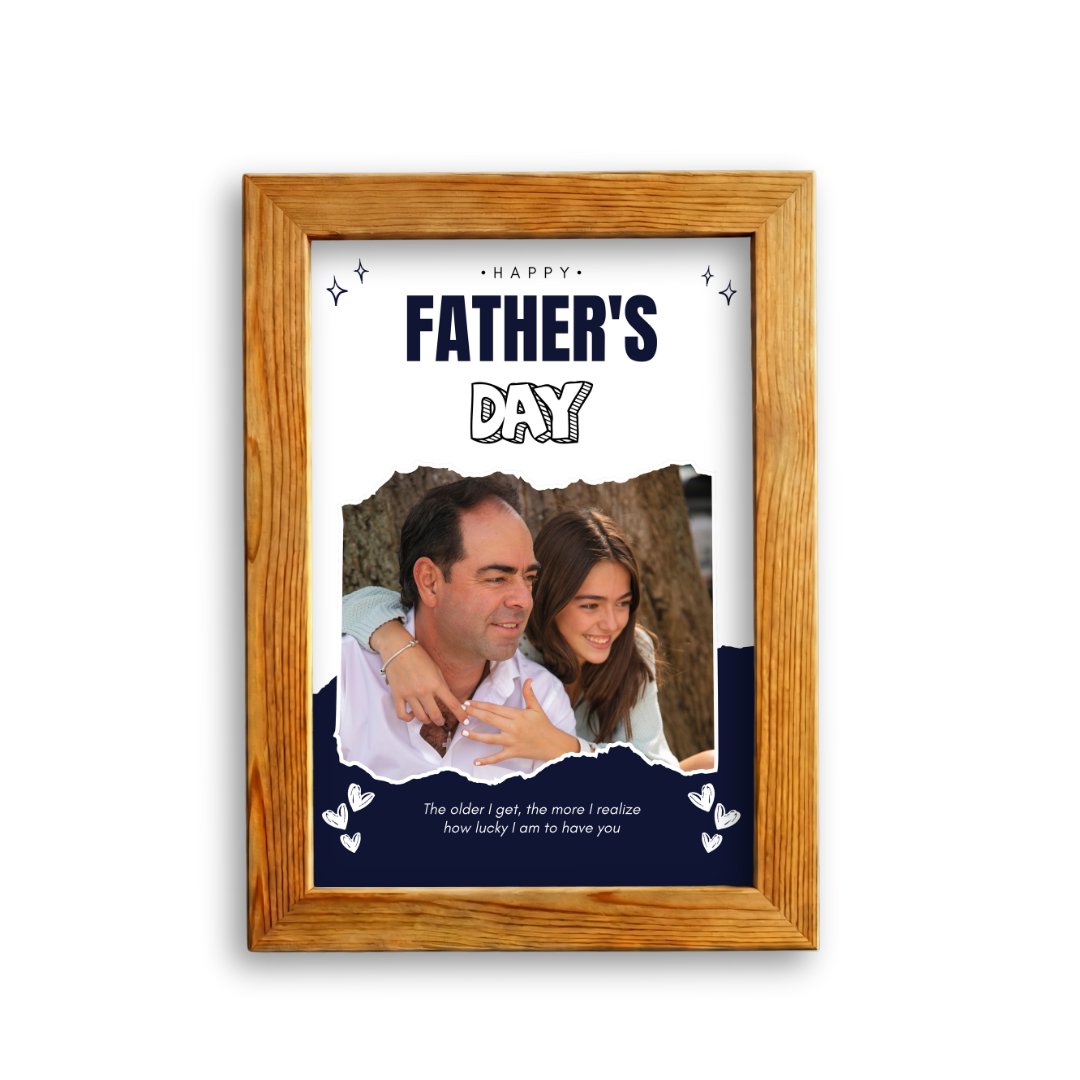 Wooden Frame For Dad