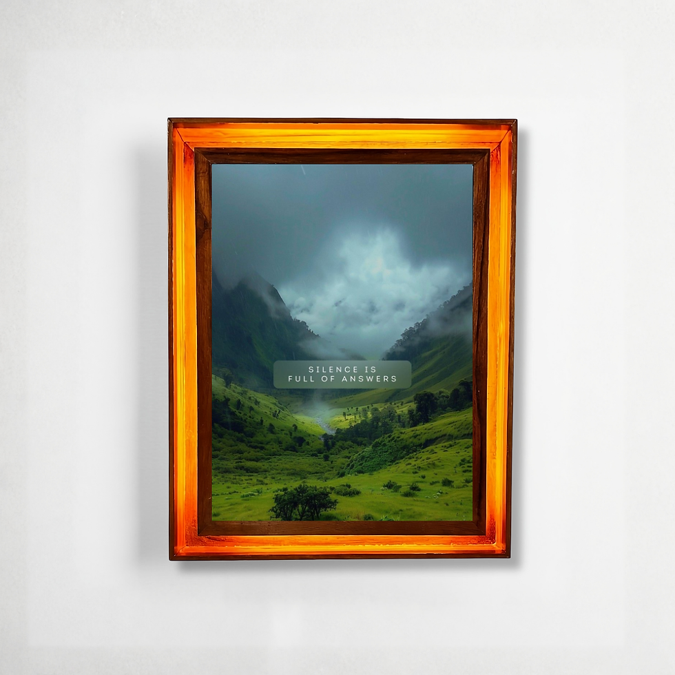 Thumbnail: Modern Float A4 Frame for Typography Wall Art