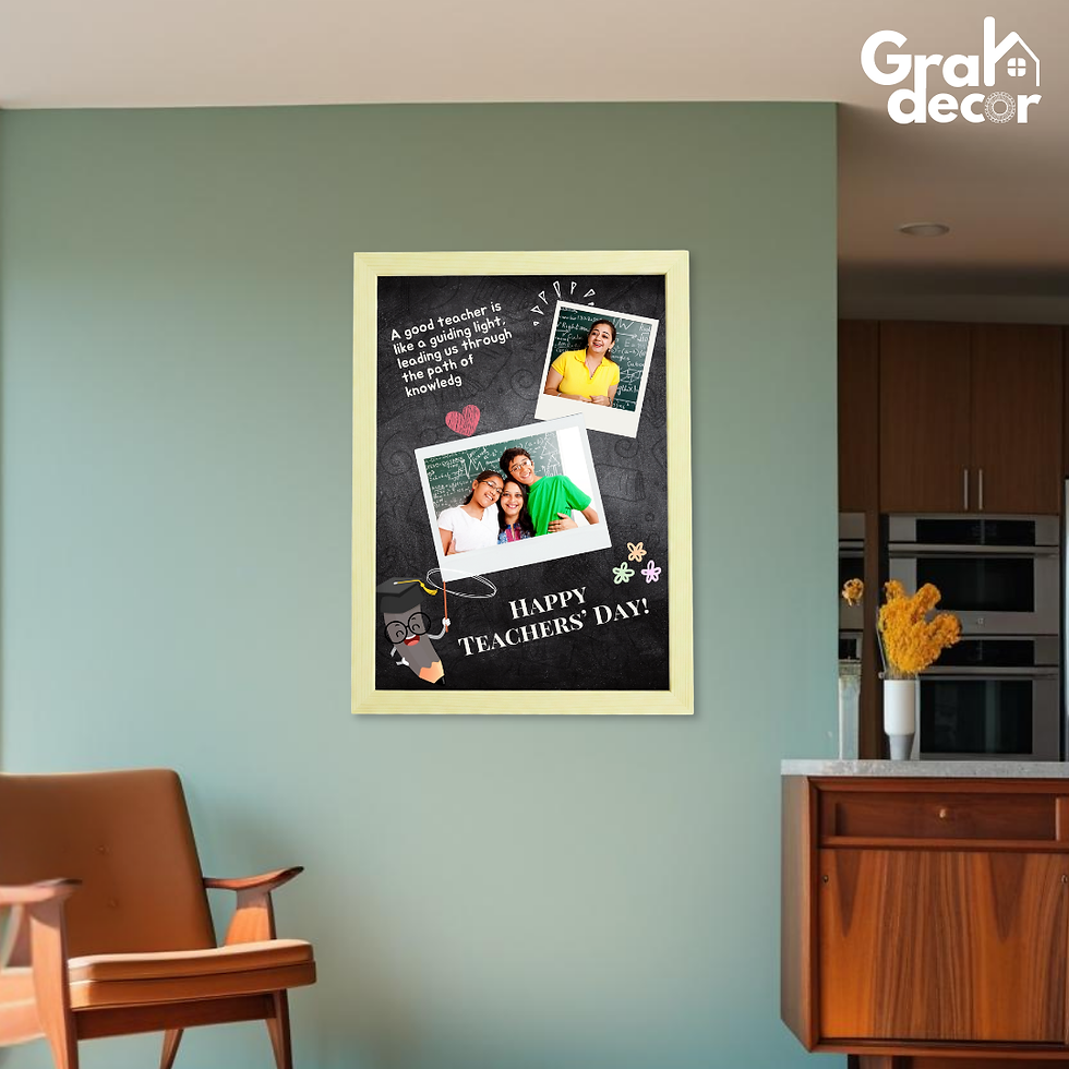 Thumbnail: Heartfelt Gift for Teacher – A4 Photo Frame Design