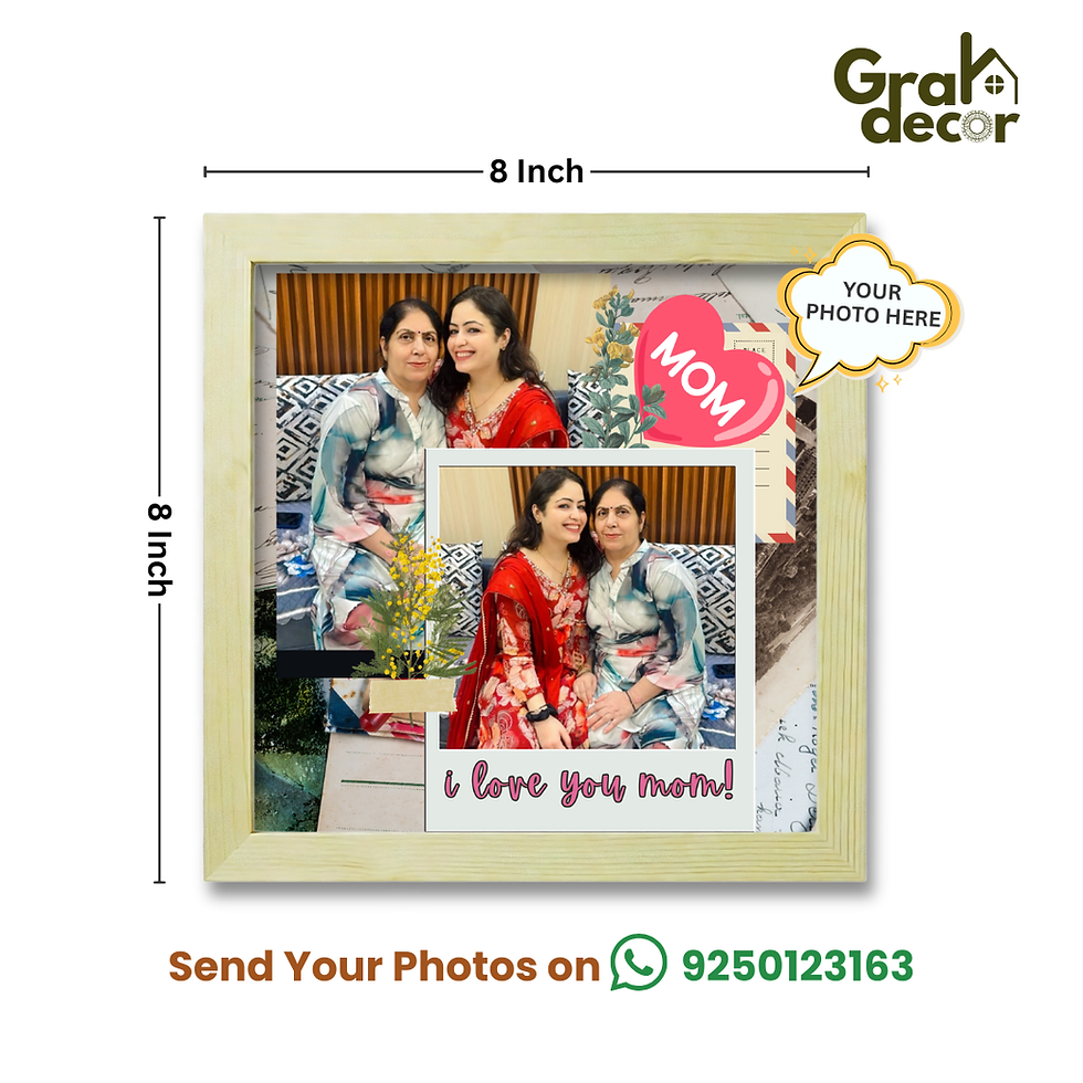 Thumbnail: Mother’s Keepsake Frame – 8x8 Square Classic
