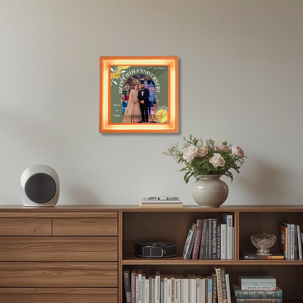 Thumbnail: Special Mini Float Frame for Anniversary Memories – 5×5 inch