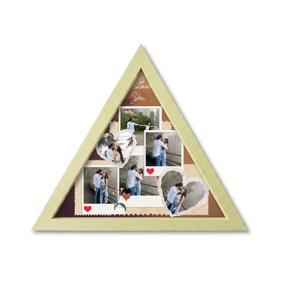 Thumbnail: Triangle Photo Frame for Love – Customize Gift for Partner