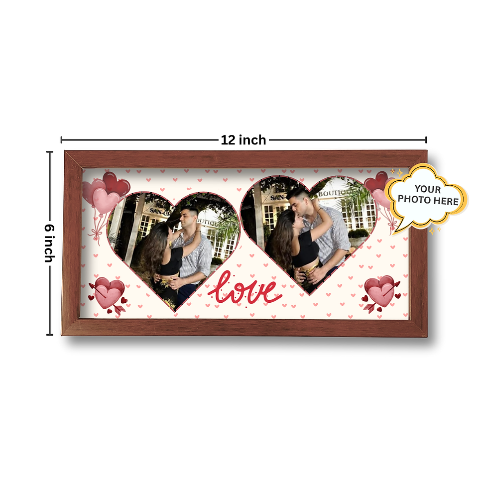 Thumbnail: Landscape Photo Frame for Love – Personalised Romantic Gift