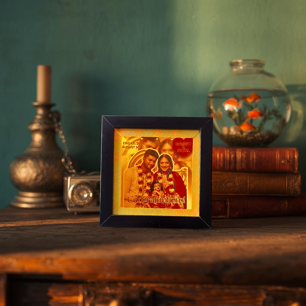Thumbnail: Shadow Box Mini Frame – Ideal for Wedding Couple Portraits