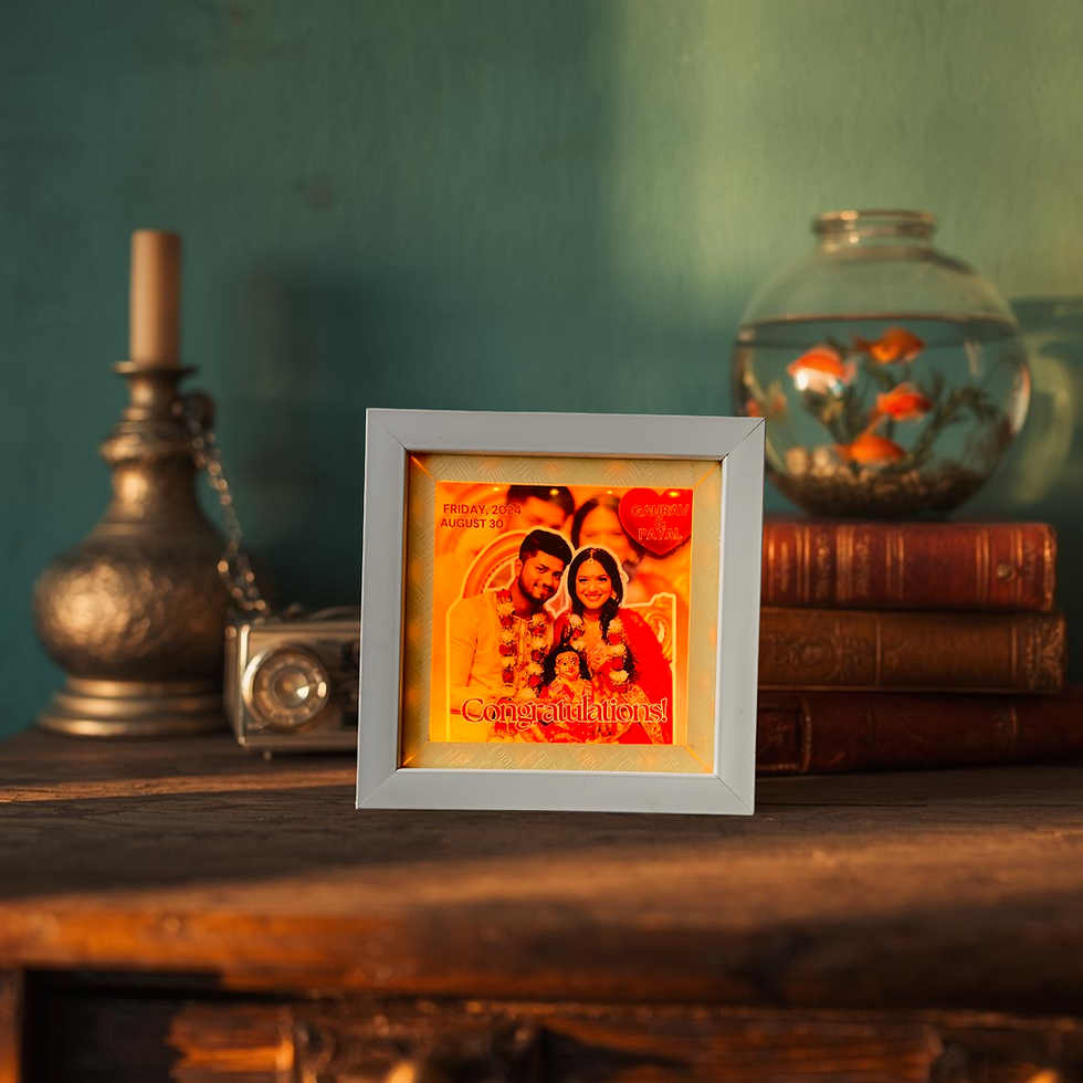 Thumbnail: Shadow Box Mini Frame – Ideal for Wedding Couple Portraits