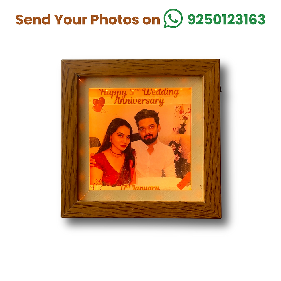 Thumbnail: Mini Shadow Frame for Wedding Anniversary Highlights