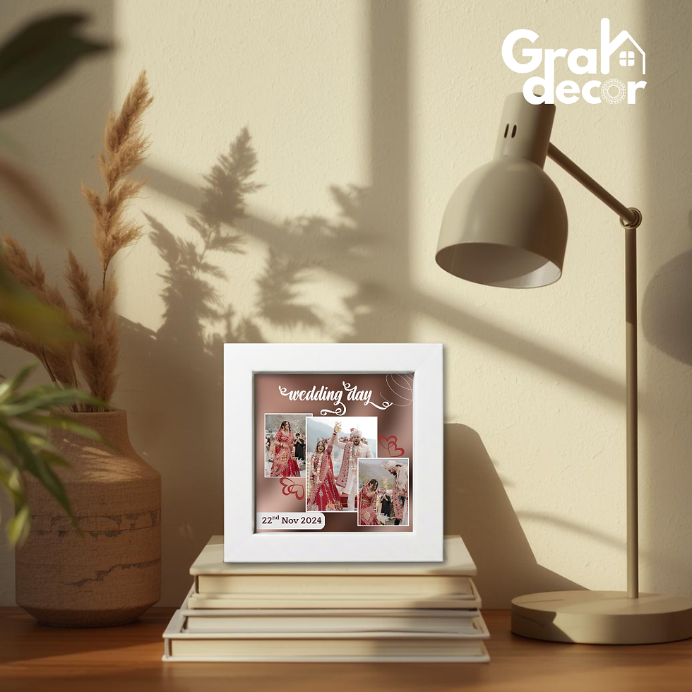 Thumbnail: Personalised 5x5 Frame for Newly Married Couple