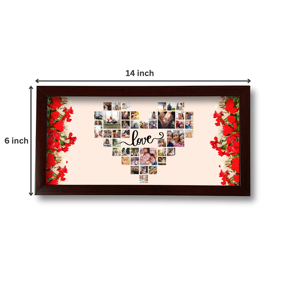 Thumbnail: Romantic Landscape Frame for Couples – A4 Size