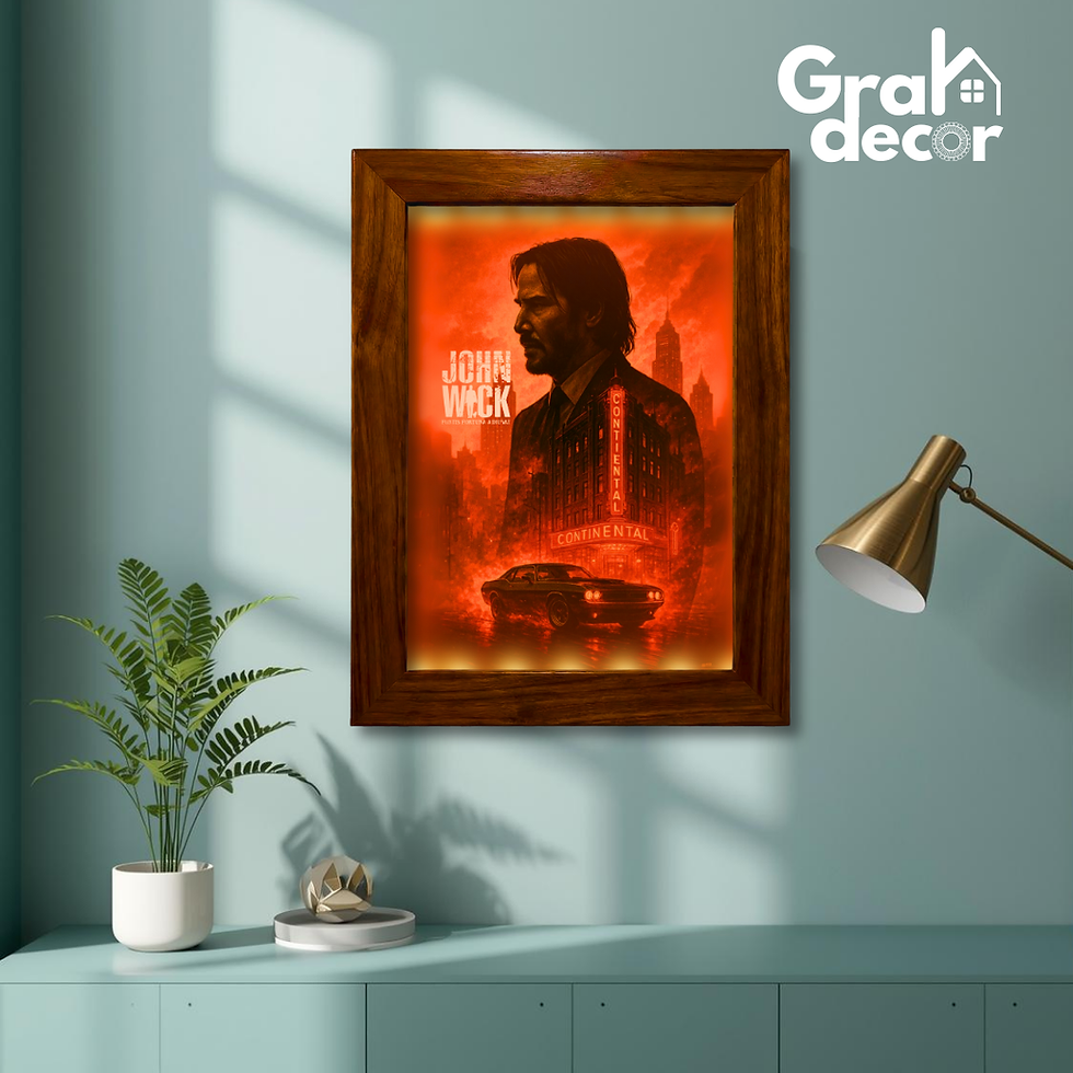 Thumbnail: Action Hero Keepsake Wooden Shadow A4 Frame