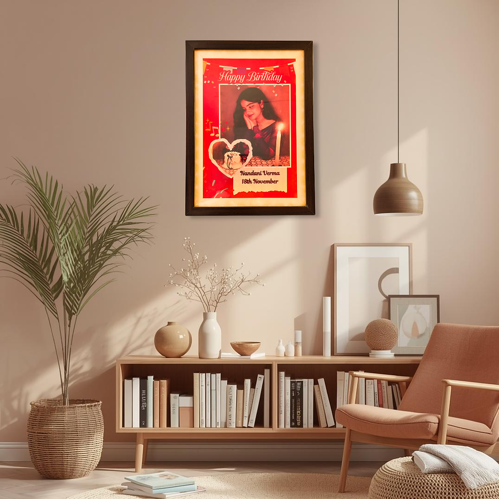 Thumbnail: Creative A4 Frame Gift for Birthday Occasions