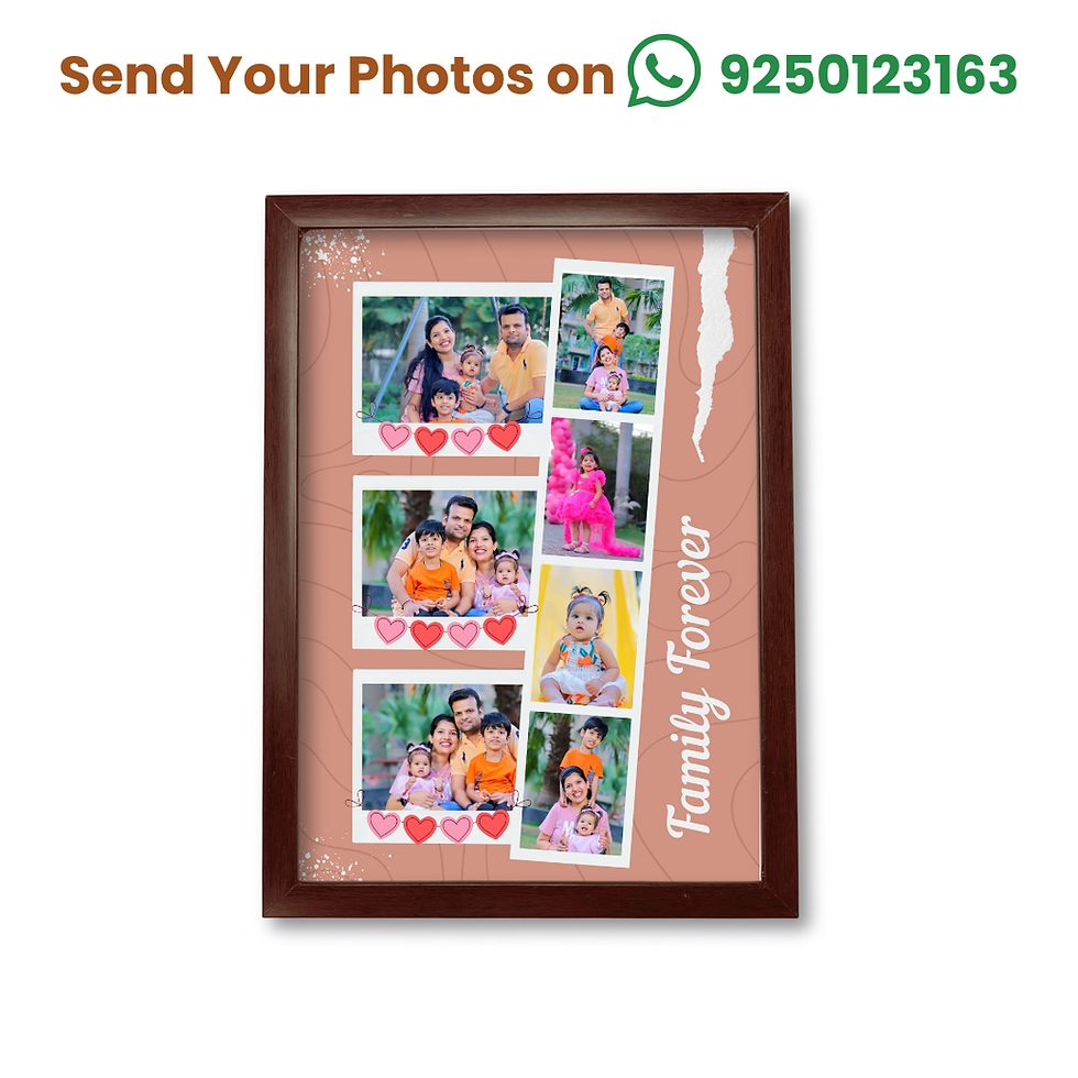 Thumbnail: A4 Love My Family Frame – Add Photo & Caption