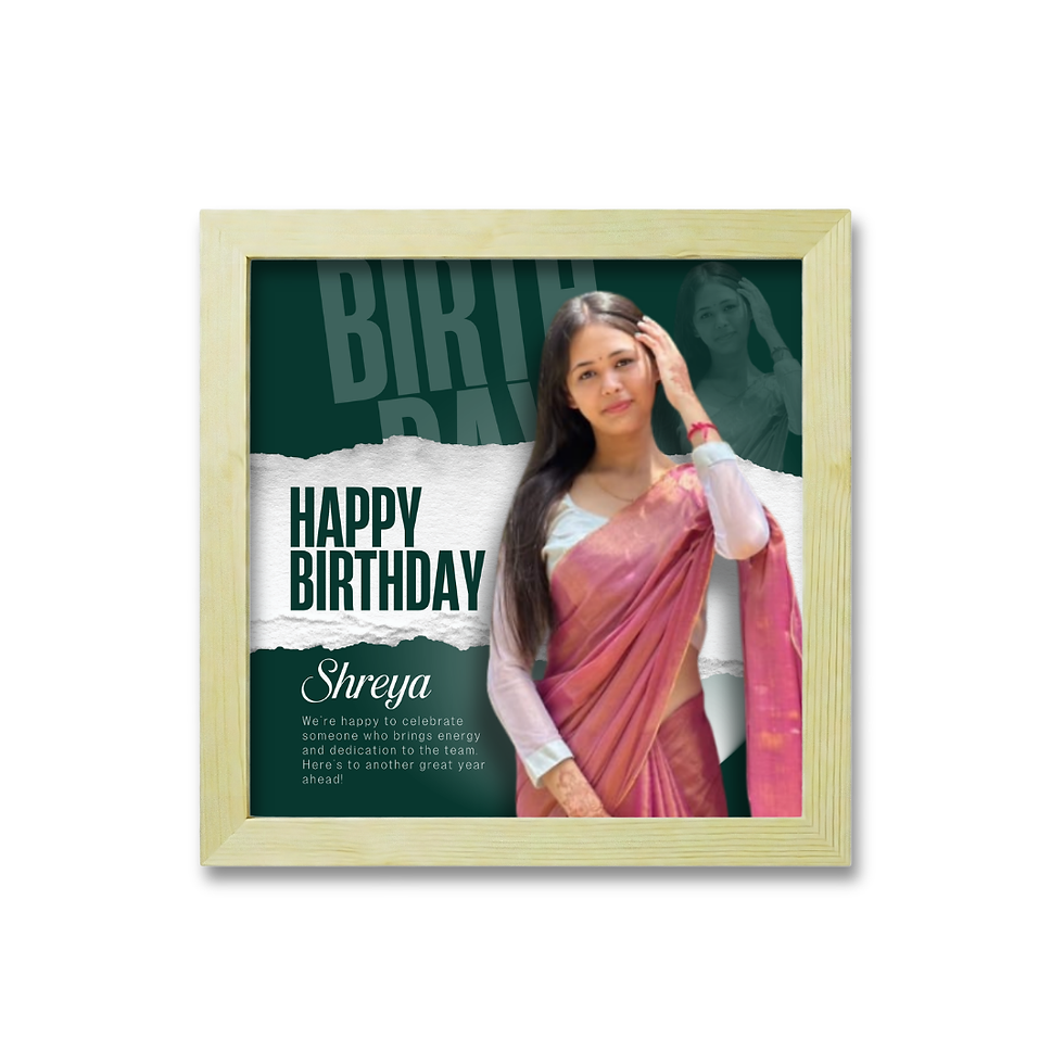 Thumbnail: Birthday Gift Square Photo Frame