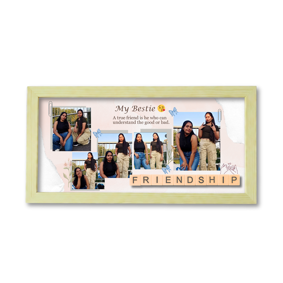 Thumbnail: Celebrate Friendship – Personalised Landscape Photo Frame
