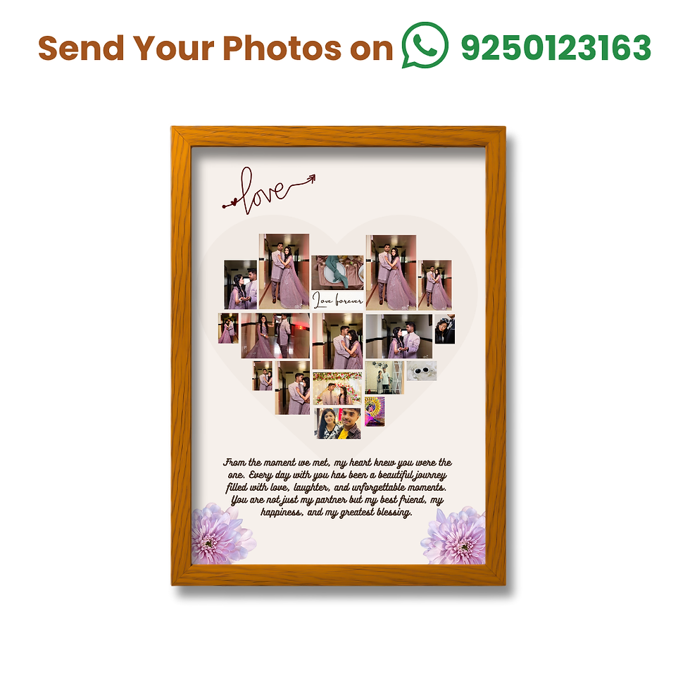 Thumbnail: Love Forever Frame – A4 Gift with Couple Picture & Personal Touch