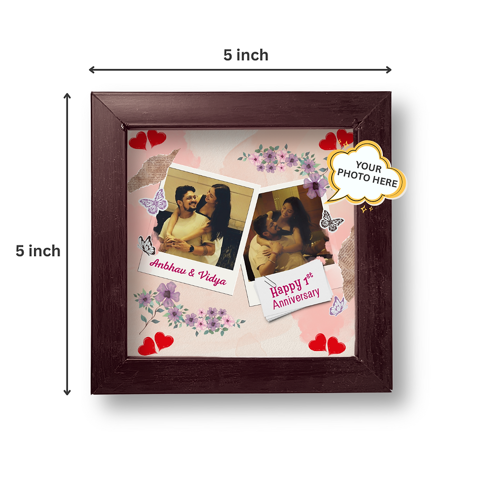Thumbnail: Small Frame for Wedding Anniversary Memories