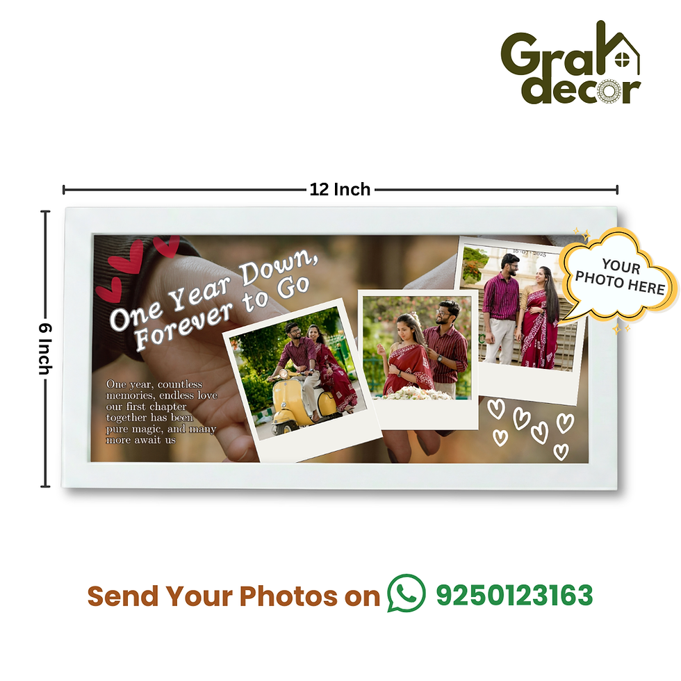Thumbnail: Customise Romantic Frame – Love Anniversary Collection