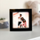 Thumbnail: Mini Frame for Best Friend – Custom 5x5 Size (Black)
