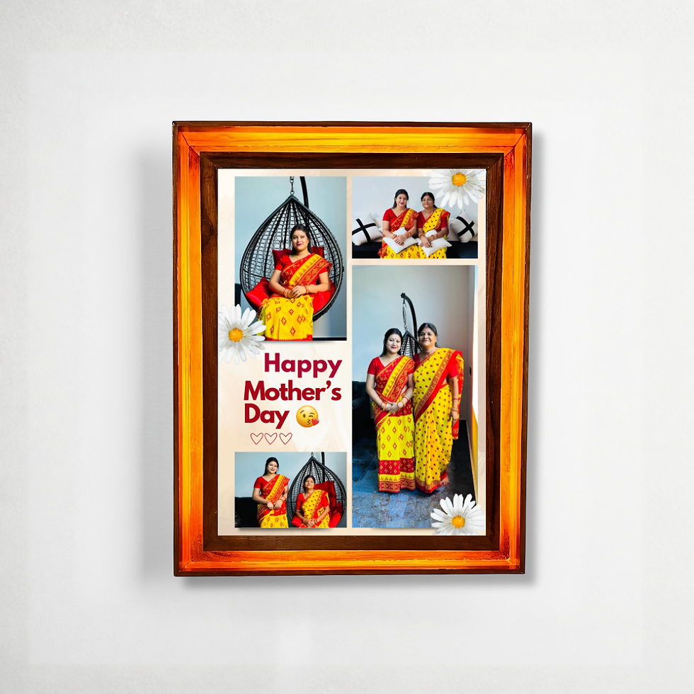 Thumbnail: Mother's Day Gift Wooden Float A4 Frame Elegant Photo Display