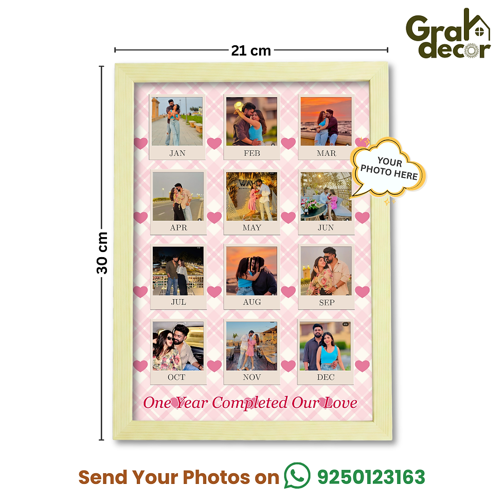 Thumbnail: Anniversary Surprise Gift – A4 Custom Couple Frame