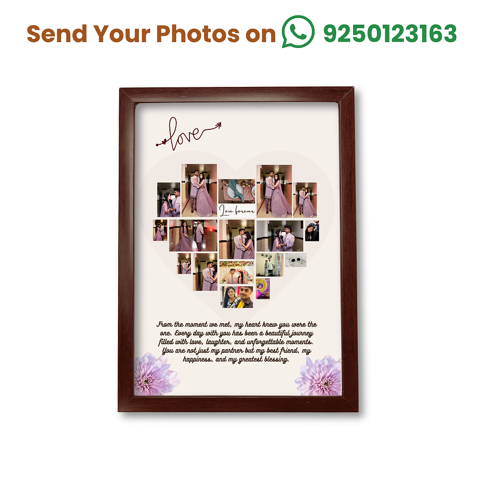 Thumbnail: Love Forever Frame – A4 Gift with Couple Picture & Personal Touch