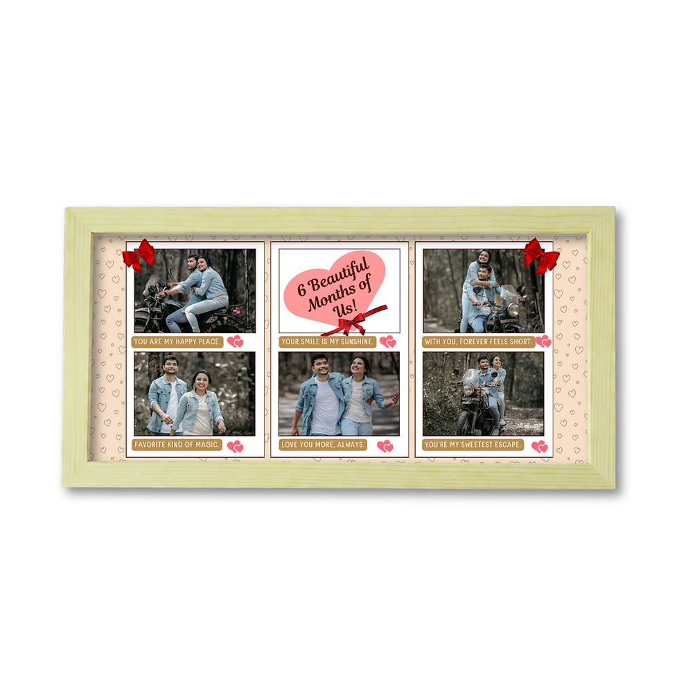 Thumbnail: Customise Landscape Frame for Love Anniversary Celebration