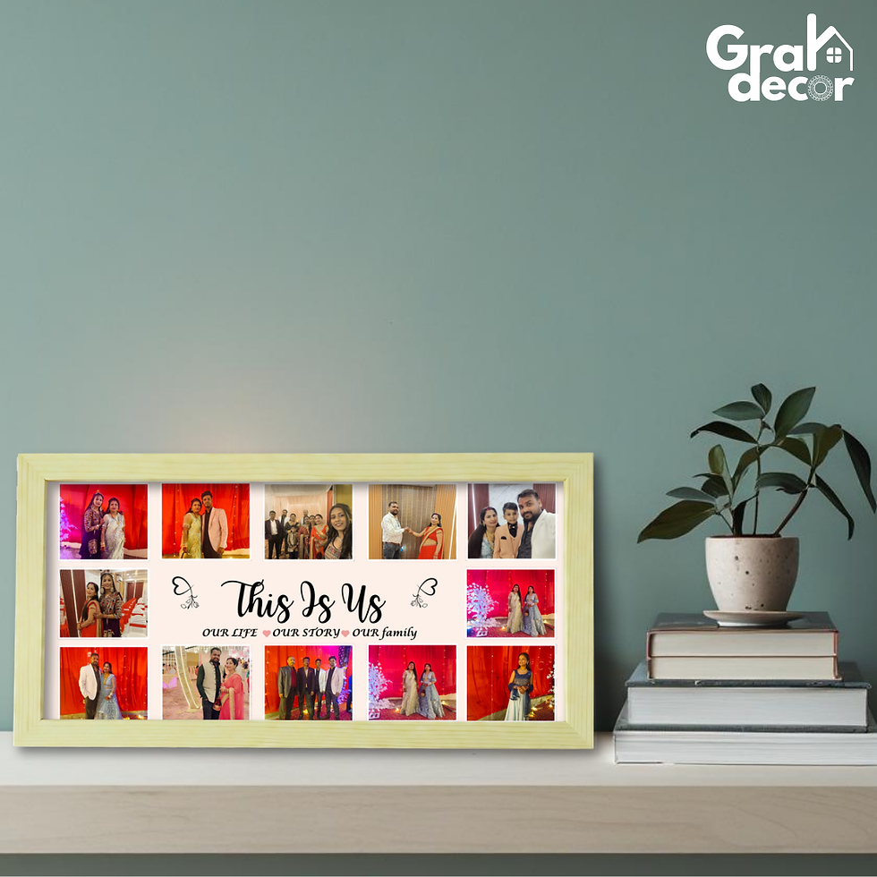 Thumbnail: Family Photo Frame – Landscape Style Wall Decor