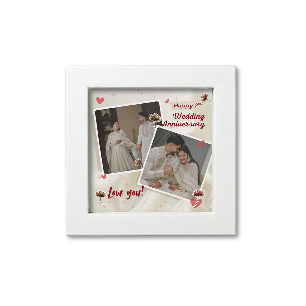 Thumbnail: Husband Wife Mini Frame – Custom Anniversary Gift