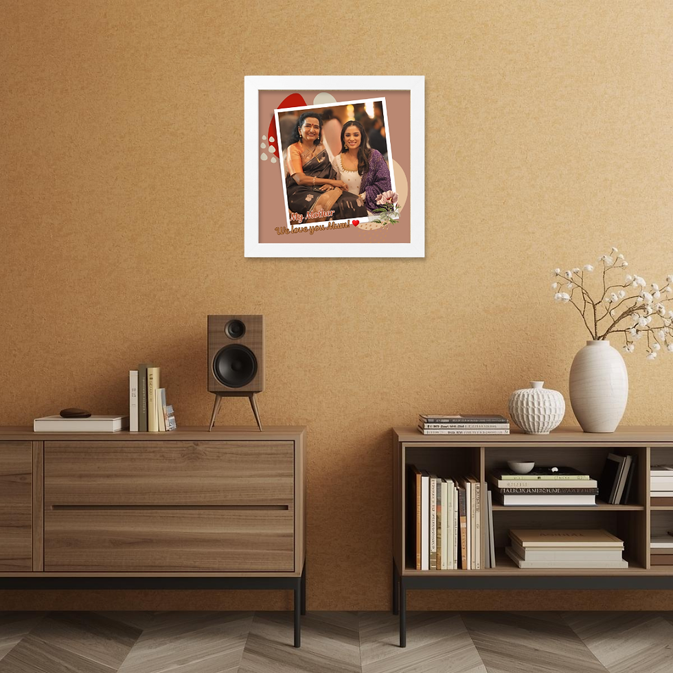 Thumbnail: Square Wall Frame for Mom – 8x8 Premium Build