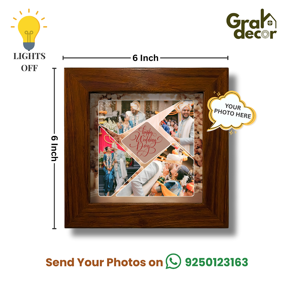 Thumbnail: Bride Groom 6x6 Gift