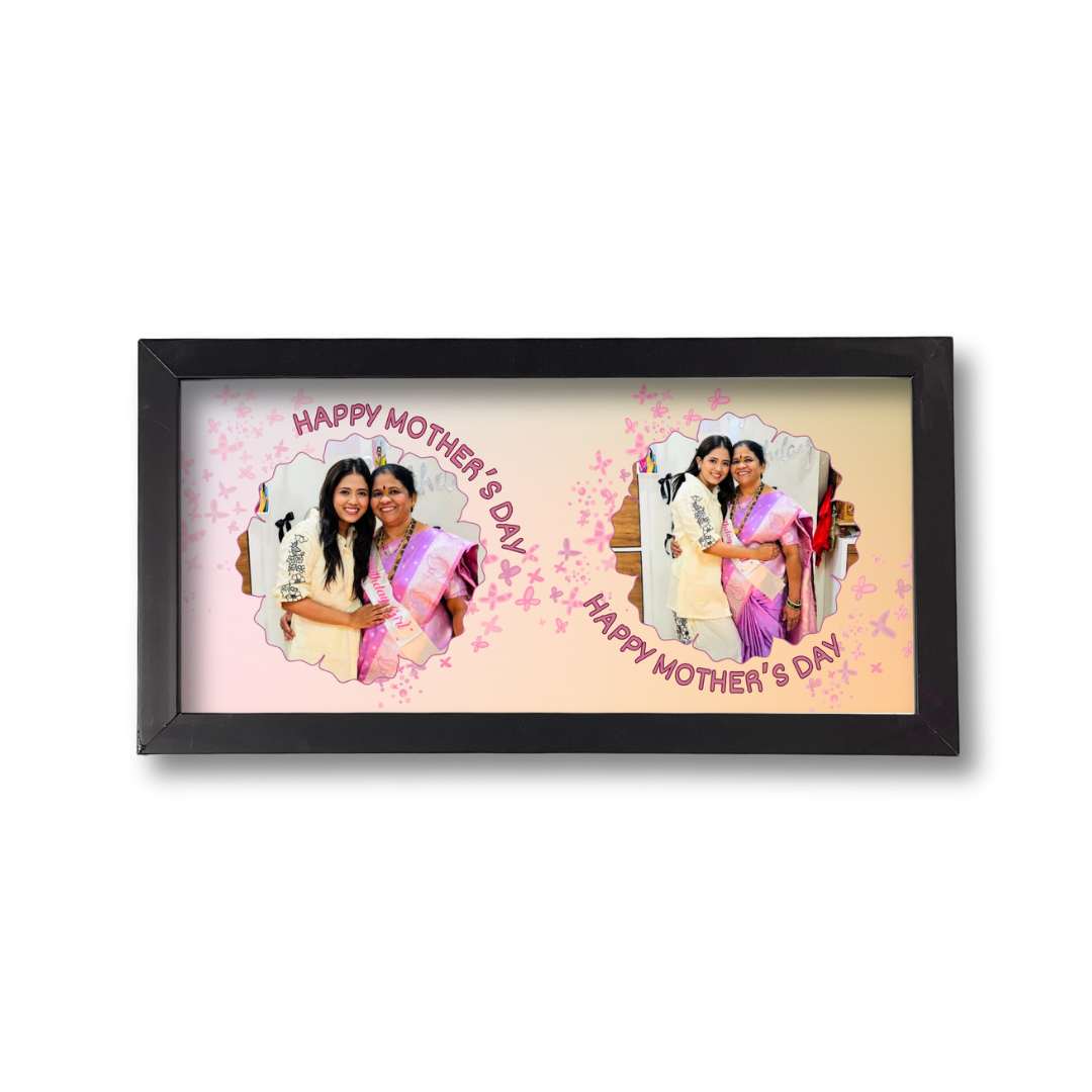 Personalised Gift for Mom – 6x8 Landscape Frame with Message
