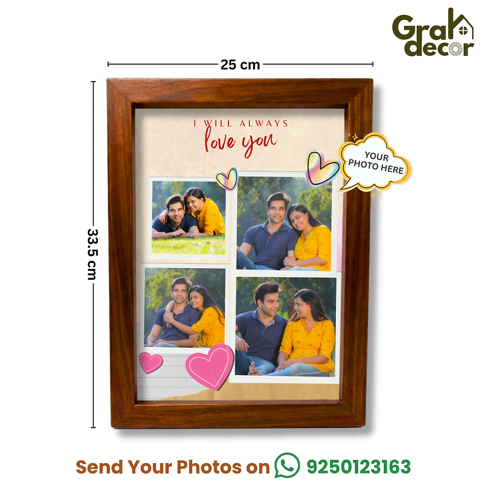 Thumbnail: Wooden Frame Gift For Lovers