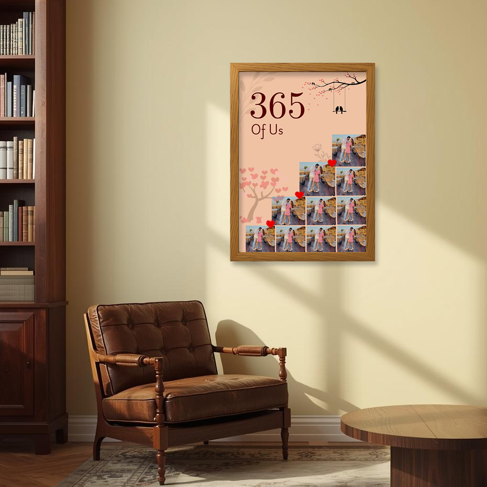 Thumbnail: Love Milestone Frame – Elegant Gift for Your Partner