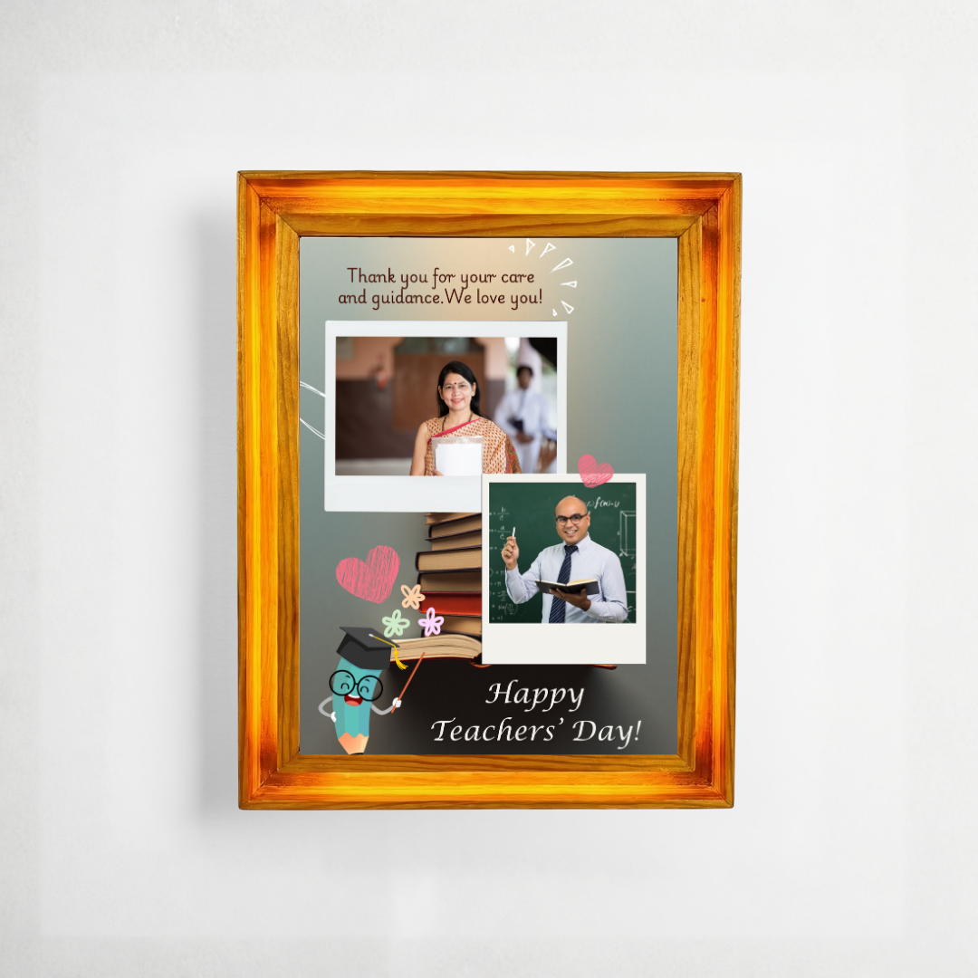 Teacher's Day Gift Wooden Float A4 Frame Appreciation