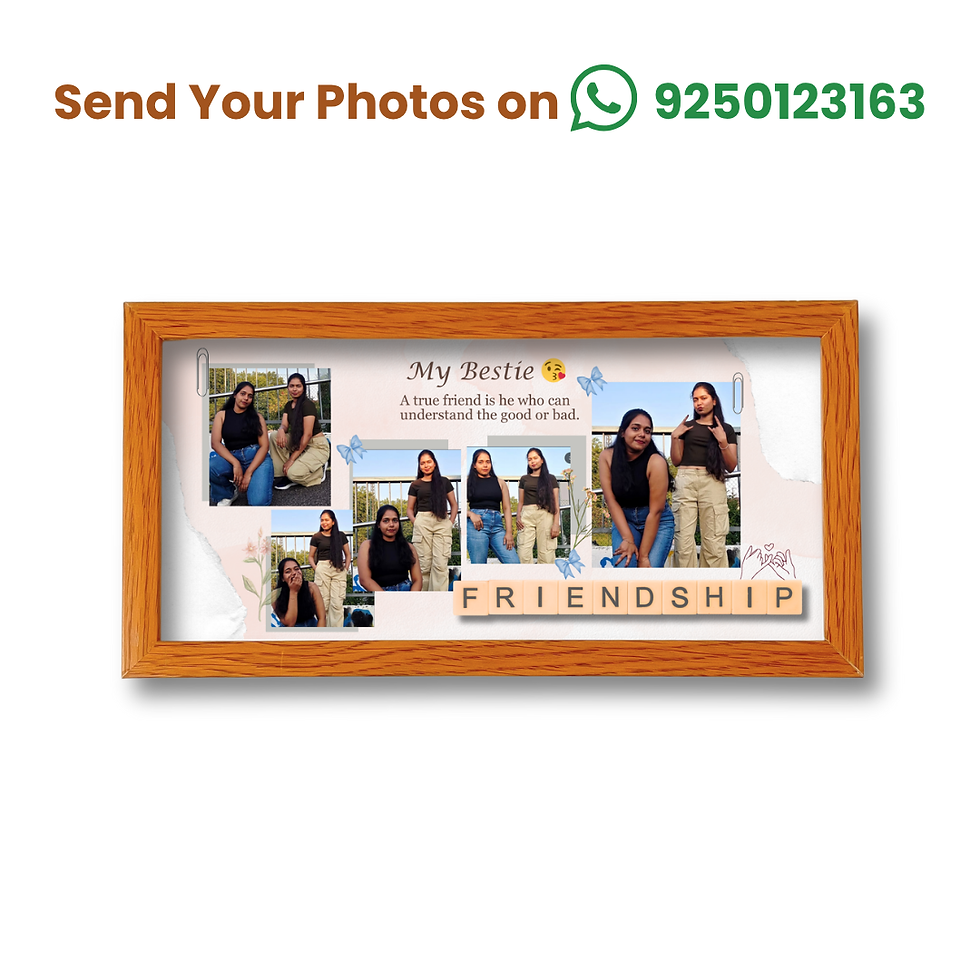 Thumbnail: Celebrate Friendship – Personalised Landscape Photo Frame