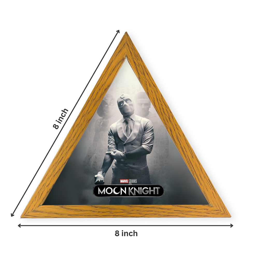 Thumbnail: Custom Superhero Memory Frame – Triangle Shape for Bold Gifting