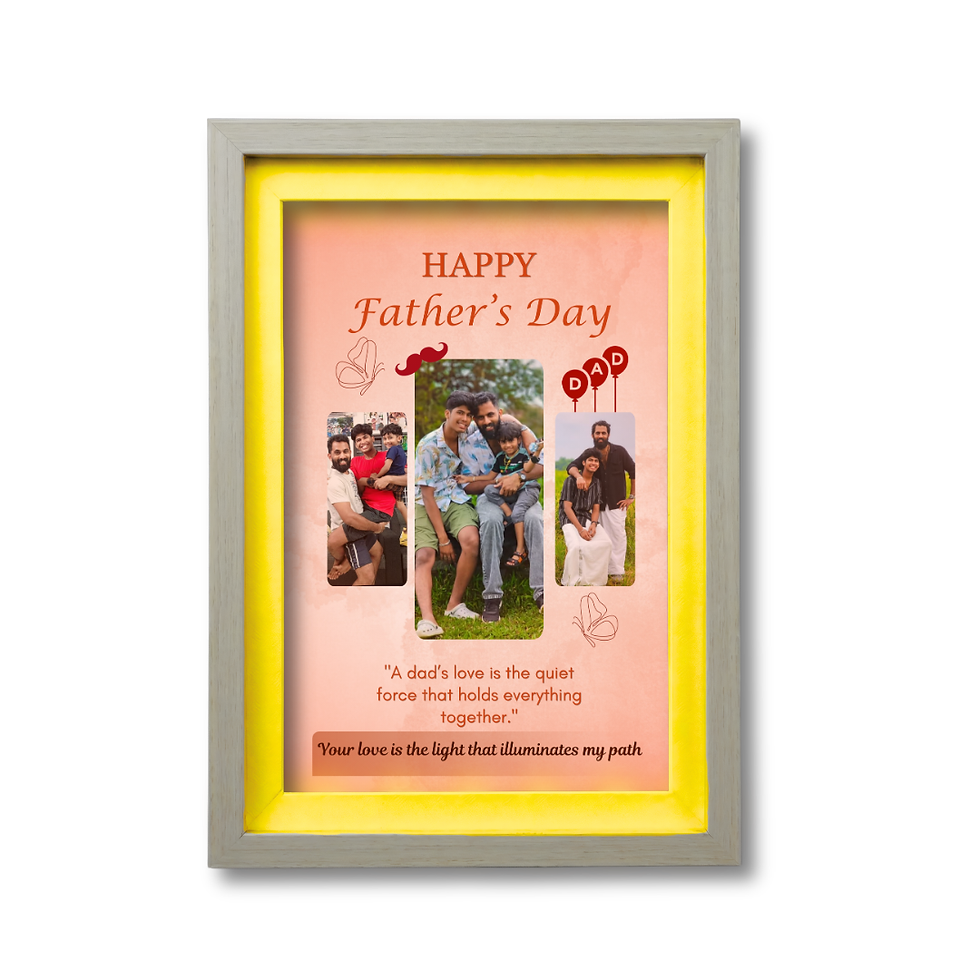 Thumbnail: A4 Shadow Frame for Papa – Add Text & Pictures