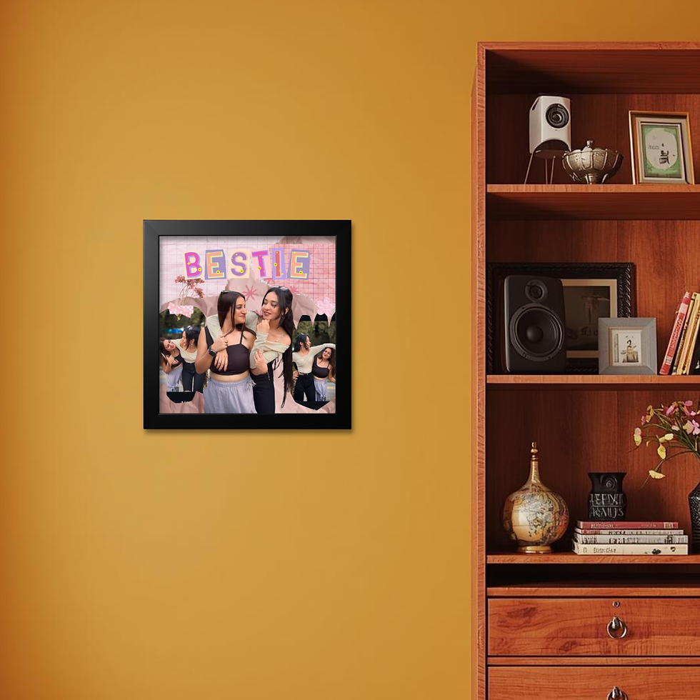 Thumbnail: Friendship Special 8x8 Square Photo Frame – Decorative Keepsake