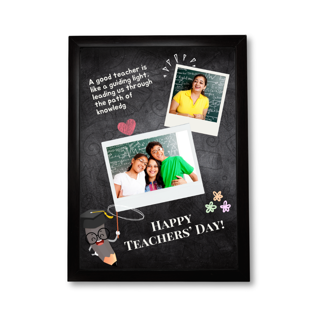 Heartfelt Gift for Teacher – A4 Photo Frame Design